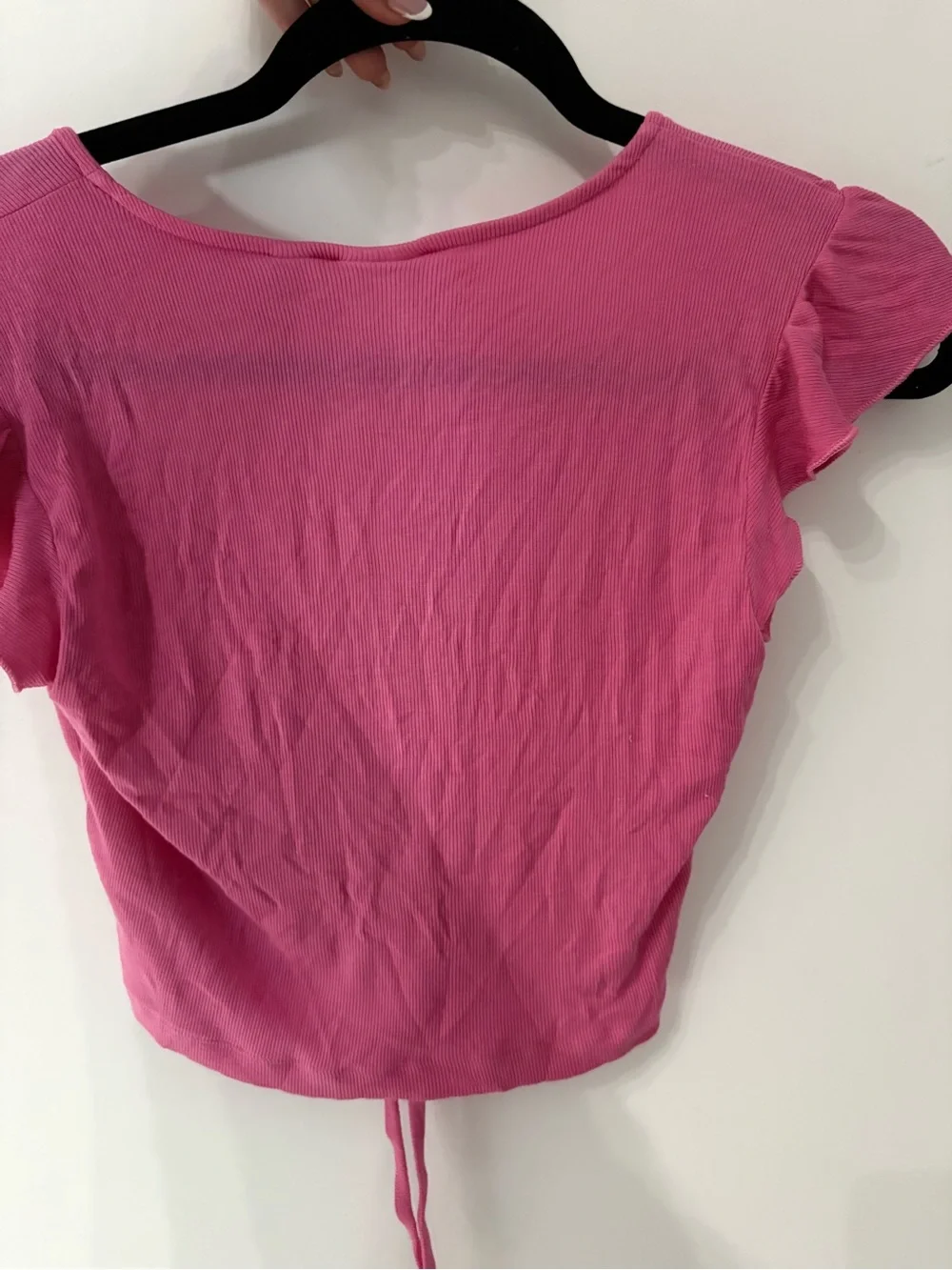 Aritzia Sunday Best Adjustable Top with ruffle sleeves - Picture 5 of 5